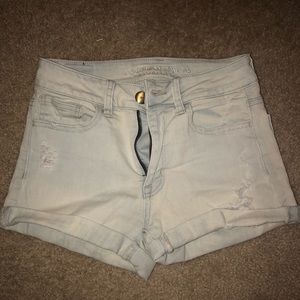 AE High waisted jean shorts